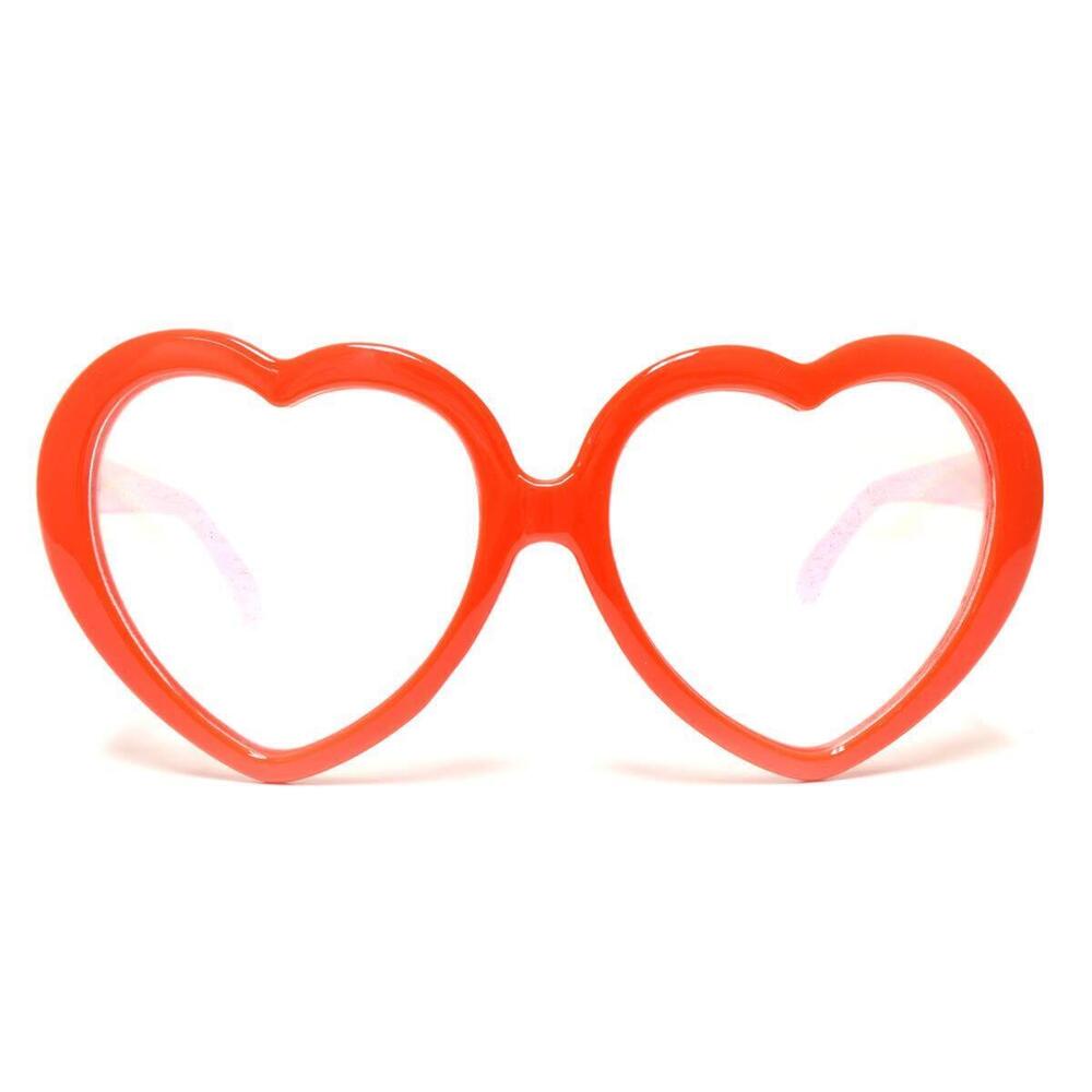 1626 Diffraction Glasses Red Heart Glasses Party EDM Rave Accessory